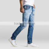 Wholesale China Factory Custom Made Narrow Bottom Jeans Pants thumbnail-3