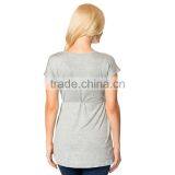 Wholesale Plus Size Cotton Maternity t Shirt Clothes Maternity Wear thumbnail-2