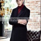 Slim Fit Pure Color Wool Men Coat Winter Coat thumbnail-3