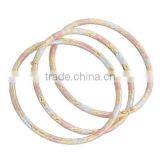 Three Tone Bangles, Gold Plated Bangle, Machine Cut Bangle, Fashionable Bangle, Jewelry Manufacturers thumbnail-5