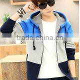 Popular High Quality Gym Man Zipper Hoodie CVC(65/35) thumbnail-1