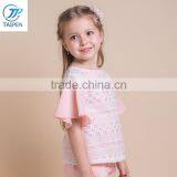 Sweet Style Chiffon Fabric Top Ruffle Sleeve Kids Girls T Shirt thumbnail-3