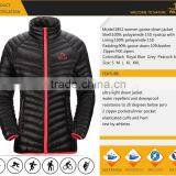 OEM ODM Customize Brand White Goose Down Jacket Women thumbnail-6