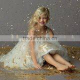 Flower Girls Sequins Tutu Dress Kids Long Birthday Party Dress thumbnail-2
