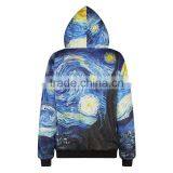 3D Sublimation Printing Bulk Polyester Pull Over Wholesale Lightweight Hoodie thumbnail-6