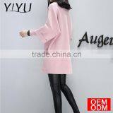 2017 New Autumn Long Women Sweater Loose Large Size Stitching Fake Two Pieces Of Sweater Pullover Sweater Dress thumbnail-2