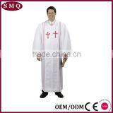 White Brocade Religious Supply Church Pulpit Robe thumbnail-1