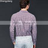 Wholesale High Quality Man Fashion Plaid Shirt Guangzhou Manufacturer thumbnail-2