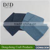 China Manufacturer Good Quality Simple Plain Jean Iron on Patches for Garment thumbnail-2