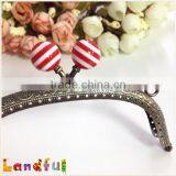 Colorful Curved Gumball Head DIY Findings Sew-in Bag Purse Frames thumbnail-4