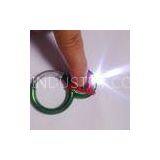 Custom Personalized Small Metal / Plastic Torch and Led Flashlight Key Chains With Logo