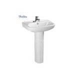 HT305 Bathroom Vanity Ceramic Basin With Pedestal Bathroom Sets