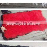 Factory price long hair Tibetan Mongolian lamb fur plates