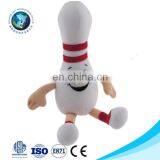China Best Supplier Cheap Bowling Toy for Kids Fashion Custom Cute Soft Plush Emoji Bowling Ball thumbnail-2
