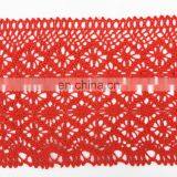 13.7cm OLCT0012 Fashion Design Red Cotton Lace Garment Accessories Trimming thumbnail-2
