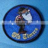 China Factory Wholesale OEM Cheap Custom Character Embroidery Patches, 3D Fashion Iron-on Self-adhesive Embroidered Badge