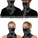 Bandana Face Mask Ear Loops Anti Dust Wind Sun Neck Headwear Motorcycle Outdoor Men Women Scarf Face Mask thumbnail-2