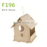 wooden assemble bird house toys
