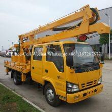 ISUZU 100P 600P 14M Aerial Work Platform Manlift Vehicle Folding Arm Bucket Truck thumbnail-2