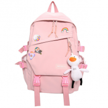 Schoolbag Female Korean High School Students Backpack Female Japanese Large Capacity Nylon Leisure Backpack Trend thumbnail-5