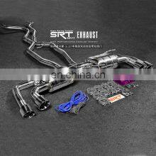 Exhaust Pipe for Porsche Cayenne 3.0T 4 Tips With Valve Catback With Quad Double Tip thumbnail-2