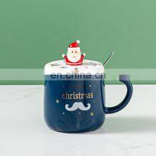 Affordable Creative Japanese Santa Luxury Christmas White Cup Ceramic Tea Cute Custom Coffee Mug thumbnail-5