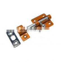 Door Security Slide Latch Lock Barrel Bolt With Solid Heavy Duty Gold Painting Finish Steel Door Bolt Latch thumbnail-5