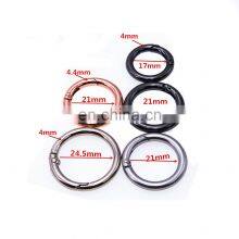 Factory Direct Sale Price Heavy Duty Oval Shape Brass Carabiner For Handbag Swivel Carabiner Key Chain thumbnail-1