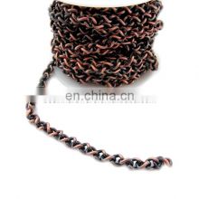 Fashion High Quality Metal Antique Copper Curb Chain