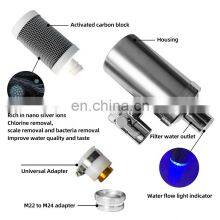 Germs Removal Nano Silver Ion Faucet Water Filters Kitchen Faucet Water Filter Tap Water Purifier With UV Light thumbnail-5