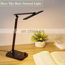 2022 Folding Led Table Lamp Fast Wireless Charger Mobile Phone Charging Bed Reading Desk With Usb Port thumbnail-2