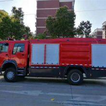 The Euro III Emission Standard Heavy Truck WoWo 11-ton Dual-purpose Dry Powder and Foam Fire Truck thumbnail-3