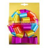 2014 Festive Decoration Pom Pom Bow and Colorful Ribbons for Gift Decoration thumbnail-1
