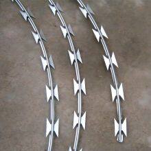 Hot Selling Galvanized Multiple Types Razor Barbed Wire thumbnail-2