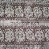 Wholesale Garment Accessory Glass Yarn Embroidery Cotton Lace Fabric thumbnail-3