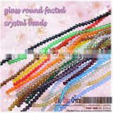 Fashion jewelry 8mm faceted wholesale crystal rondelle bead