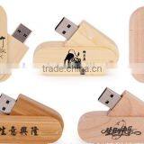 G&J 2014 Fashion Engraving Logo Wood Usb Flash Drive thumbnail-2