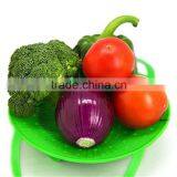 Silicone Manufactory Skid-proof Fruit Dish Silicone Flex Steamer Basket thumbnail-2