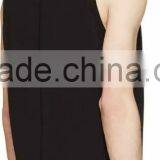 Wholesale Plain Black Cotton Round Neck Tank Top 2015 thumbnail-3