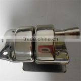 fully stainless steel mirror glass door magnetic latch