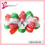Chinese Manufacturer Wholesale Price no Fade Polyester Koker Curly Ribbon Hair Clip (XH1-001) thumbnail-4