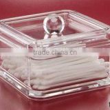 acrylic cotton swabs box / square storage