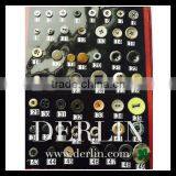 Antique Copper Collection Gold Side New Metal Plastic Button thumbnail-2