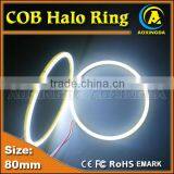 DC/AC 10~30V 80mm Super Bright COB LED Angel Eye Headlight Halo Ring Light