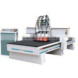 HSP MC-1325B4 Four Spindles Change to Work CNC Router