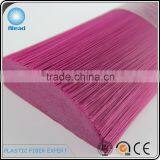 0.23mm Dark Pink Brilliant PET Brush Fiber