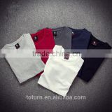 New fashion clothes short sleeve men t shirt 100% cotton high quality casual T-shirt for men