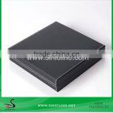 Sinicline Fashion Leather Necklace Box With Velvet Inner