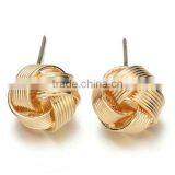 Gold Knot Stud thumbnail-1