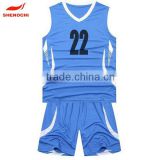 China manufacturer Printed Basketball Jersey hot new products for 2015